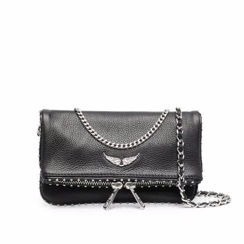 Zadig & Voltaire rock nano studs black bag